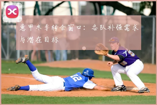 意甲冬季转会窗口：各队补强需求与潜在目标